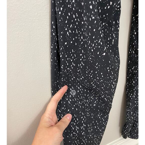 Lululemon & Go City Jogger Butterfly Texture Athleisure‎ Black + White Pant S - Picture 8 of 14